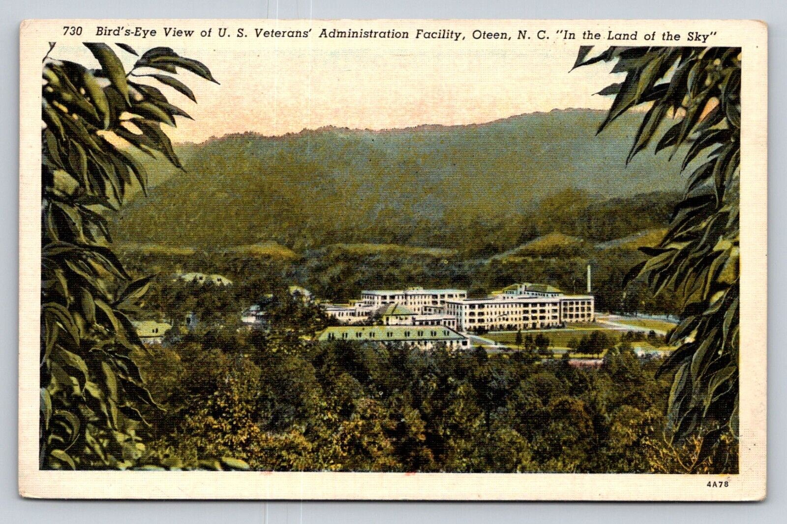 Aerial Birds Eye View US Veterans Administration Facility Oteen NC P512
