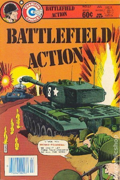 Battlefield Action #87 FN 1984 Stock Image
