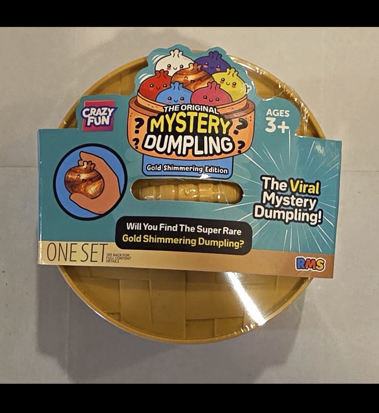 Unopened Viral RMS Crazy Fun Mystery Dumpling Gold Shimmering Edition Unopened Viral RMS Crazy Fun Mystery Dumpling Gold Shimmering Edition