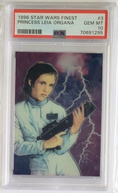1996 Star Wars Finest Princess Leia Organa #3 PSA 10