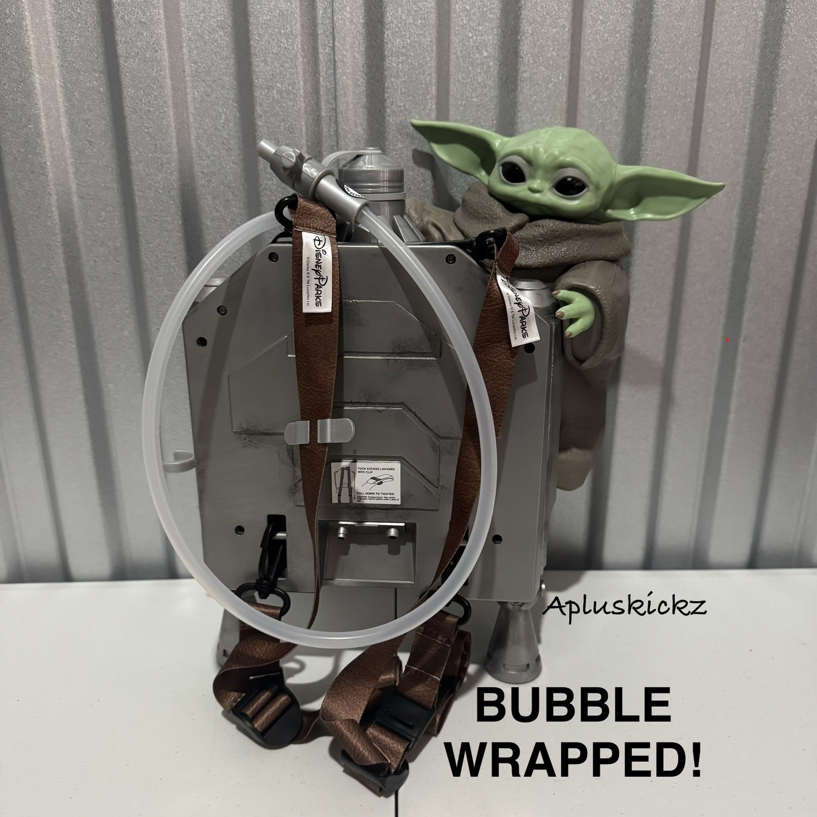 2026 Disney Parks Star Wars Mandalorian and Grogu Jetpack Sipper BUBBLE WRAPPED
