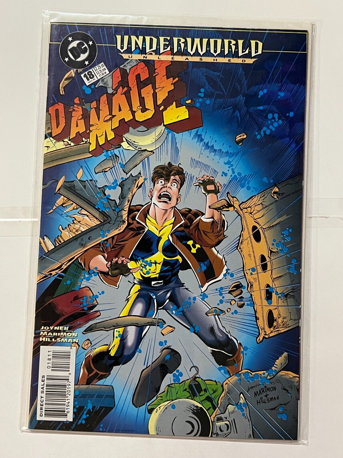 Damage #18 Underworld Unleashed Tom Joyner 1995 DC Comics  | Combined Shipping B