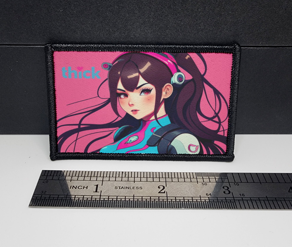 Thick❤ Sexy Anime Girl Morale Patch Custom Tactical (D.va Overwatch)