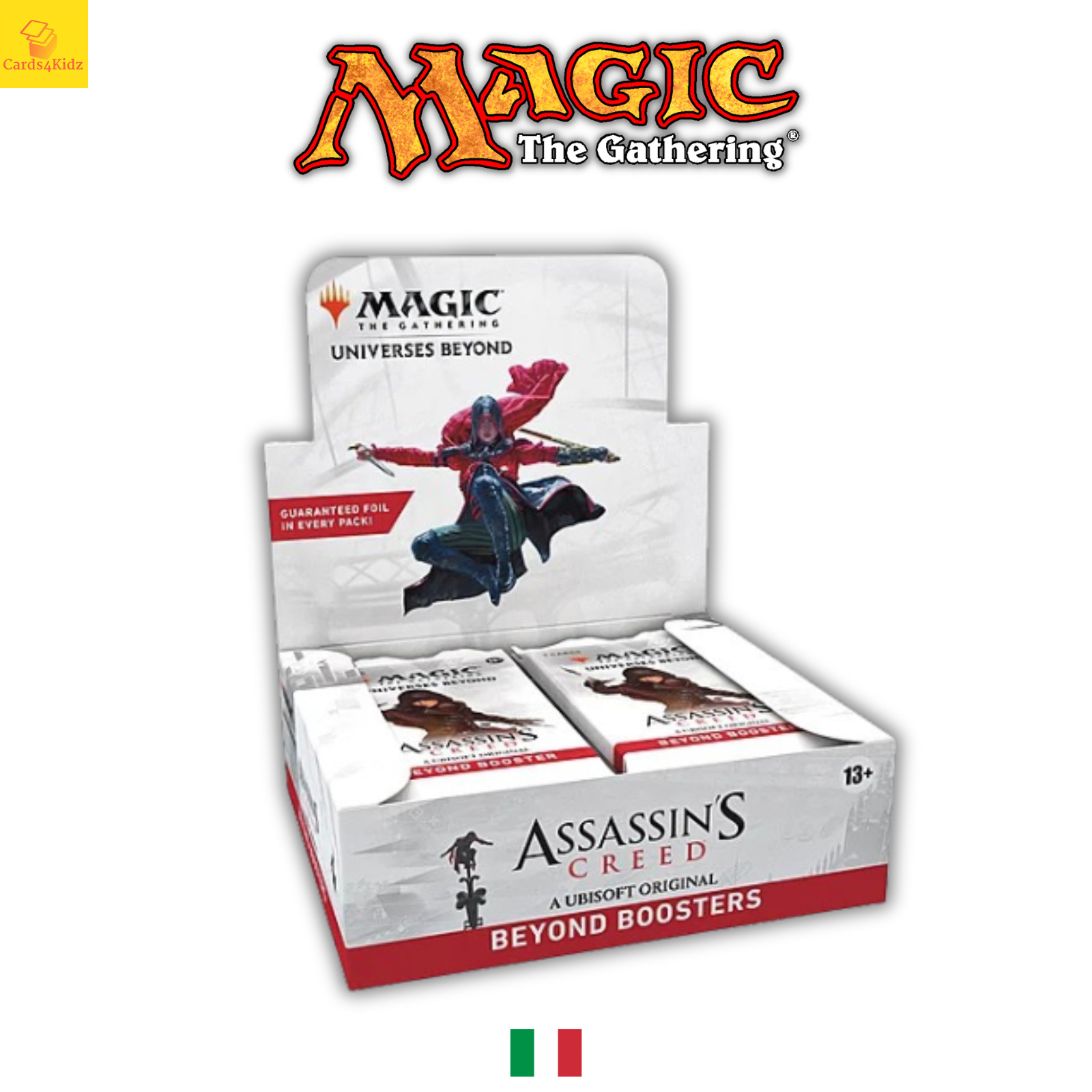 MTG Assassin's Creed Beyond Booster Box New Italiano Sealed Magic