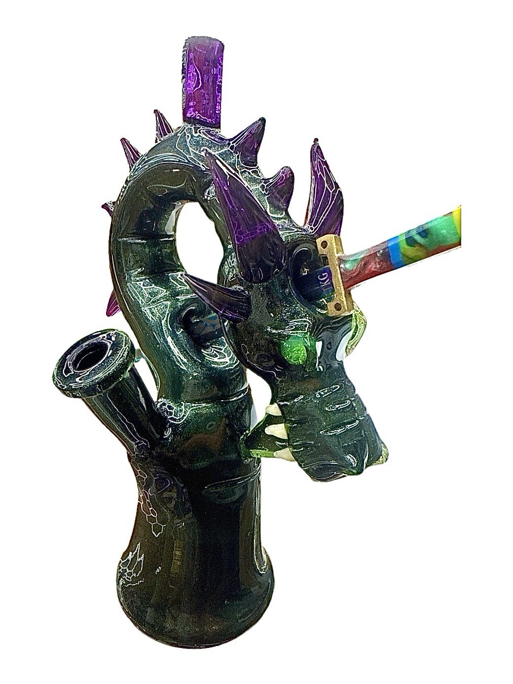 Tony Kazy Dragon Full Dicro Heady water pipe Tony Kazy Dragon Full Dicro Heady water pipe