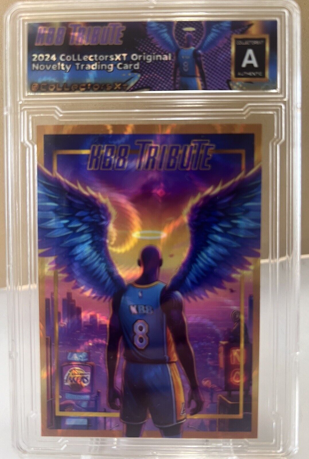 Kobe Bryant Tribute Cracked Ice Refractor Custom Card Limited Edition SSP