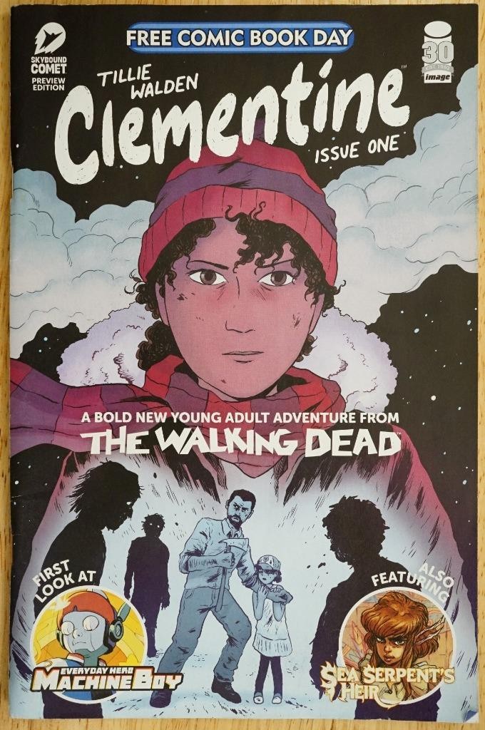 Walking Dead Tille Walden Clementine Issue One Robert Kirkman Image Comic Book