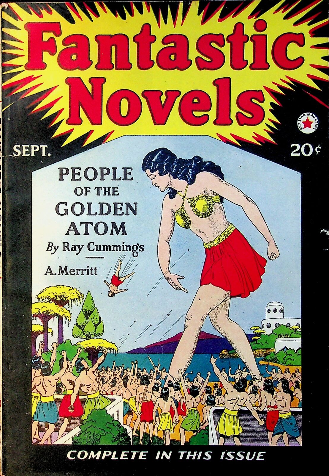 Fantastic Novels Pulp Sep 1940 Vol. 1 #2 FN