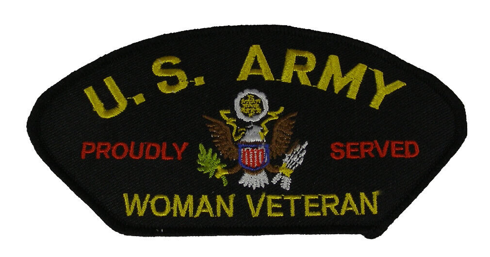 U S ARMY WOMAN VETERAN PROUDLY SERVED PATCH - Veteran Business