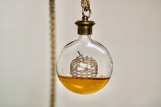 Corday Toujours Moi Unicorn Perfume Bottle Pendant Vintage