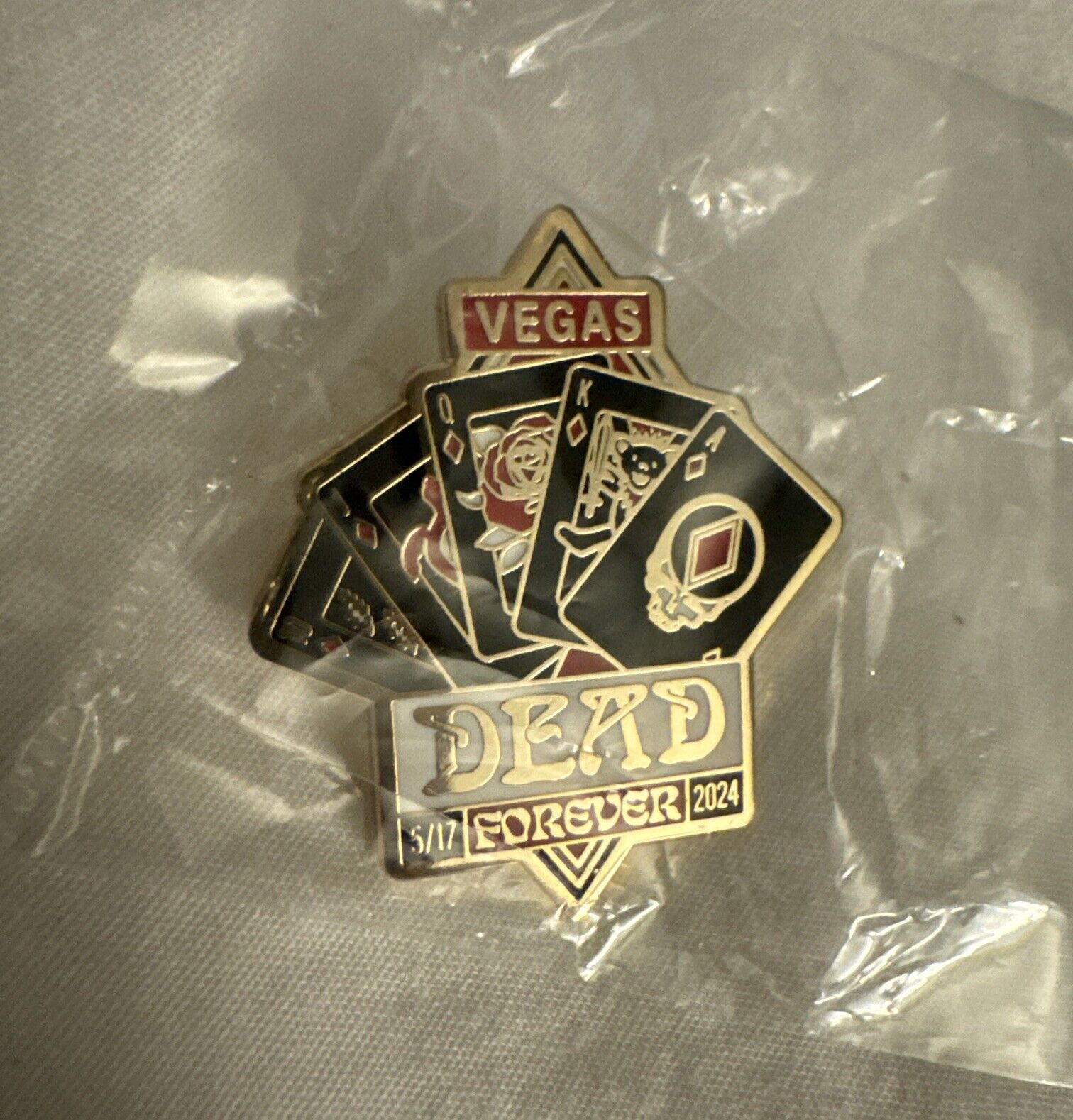 2024 The Sphere Las Vegas Dead And & Company Dead Forever 5/17 Event Cards Pin
