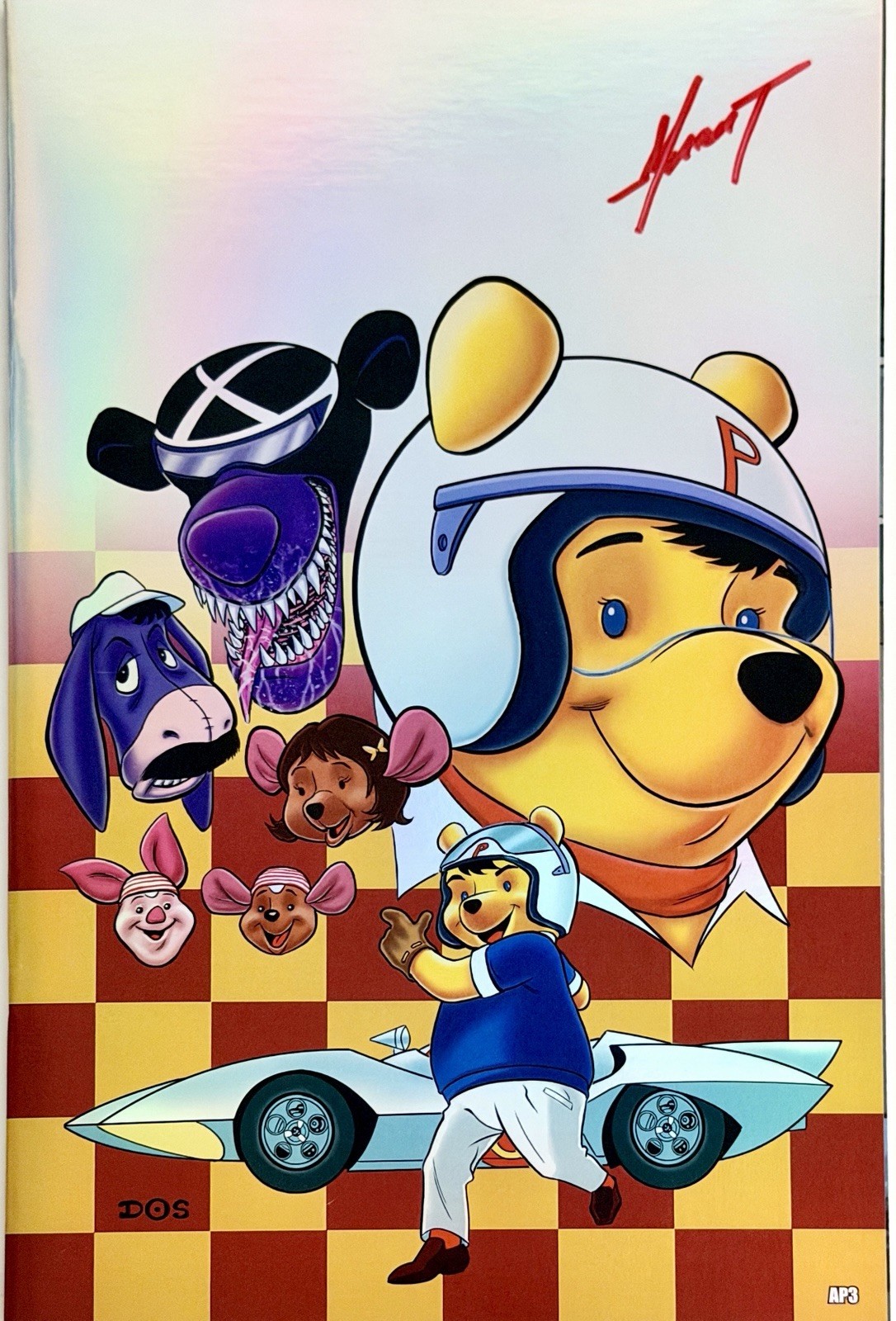 Do You Pooh: Speed Racer - #\'d AP3 Signed Virgin Foil Artist\'s Proof Copy w/COA