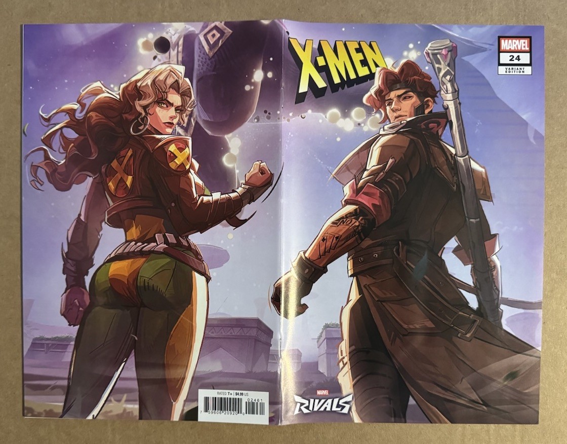 X-men #24 Netease Marvel Rivals Wraparound Variant Gambit Rogue 