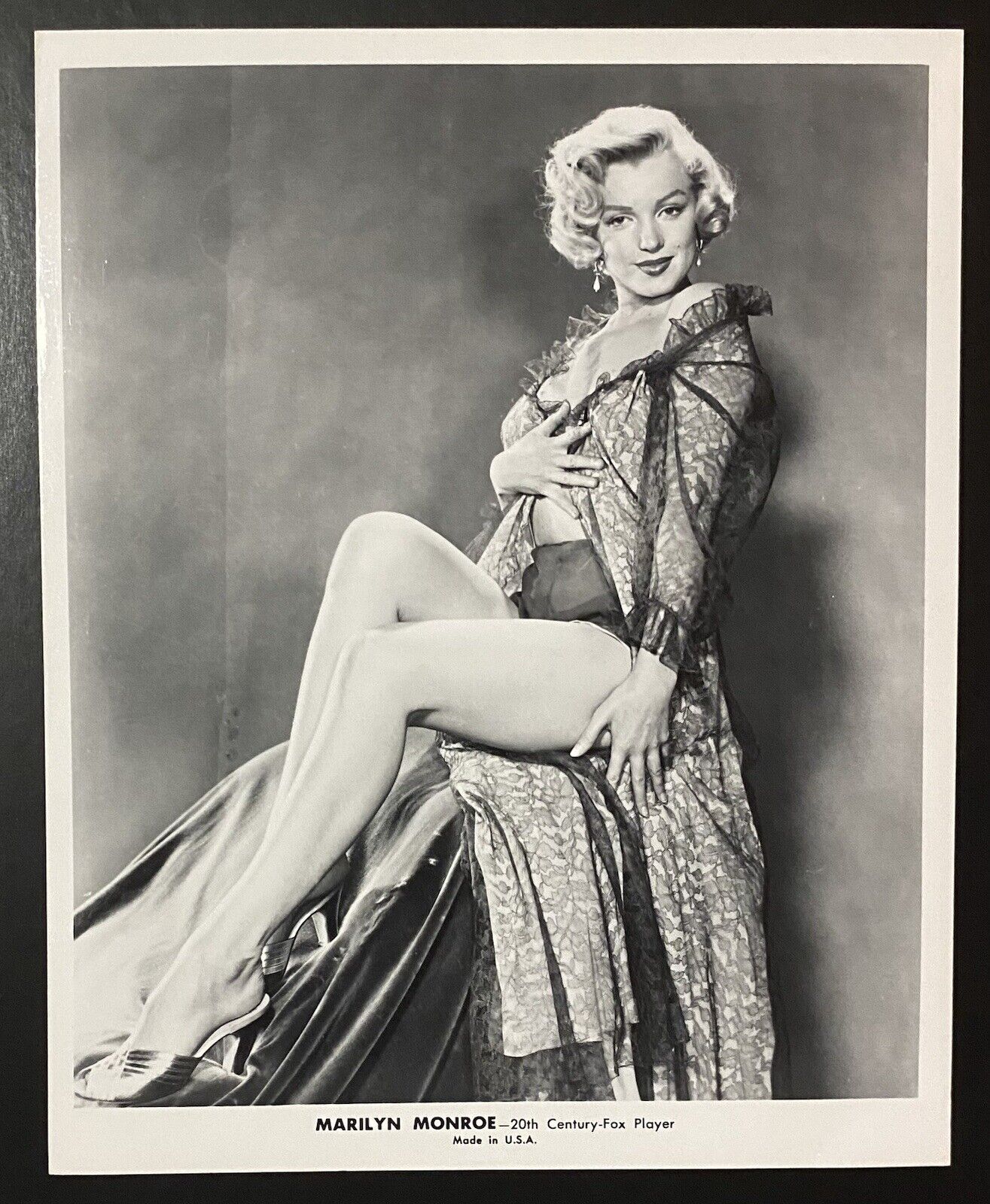 1953 Marilyn Monroe Original Photo Frank Powolny Lingerie