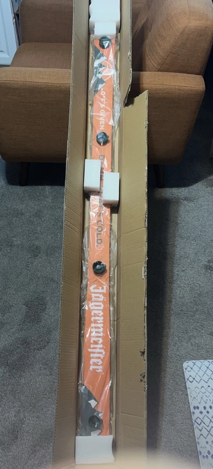 Jagermeister LTD Edition Shot Ski W/O Glasses NIB Great Gift 0 F'S GIVEN LOGO Jagermeister LTD Edition Shot Ski W/O Glasses NIB Great Gift 0 F'S GIVEN LOGO