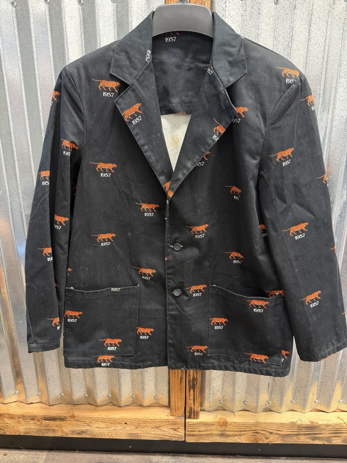 Vintage Princeton 1957 Alumni Tiger Blazer Ivy League Reunion Outfitters Med