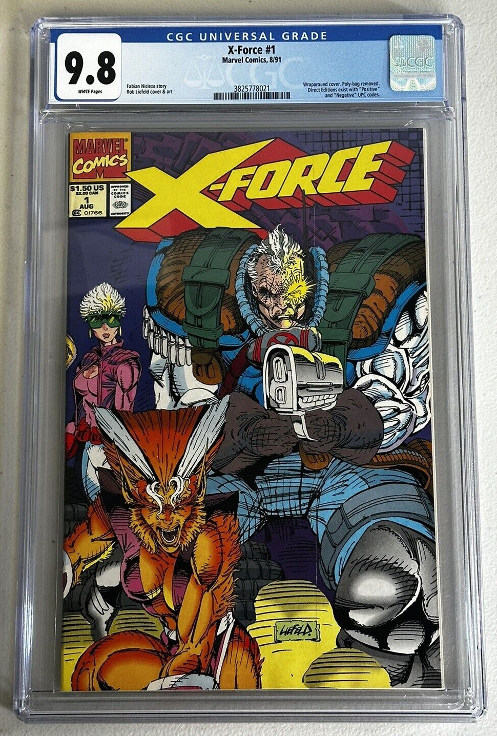 X-Force #1 CGC 9.8 Marvel 1991
