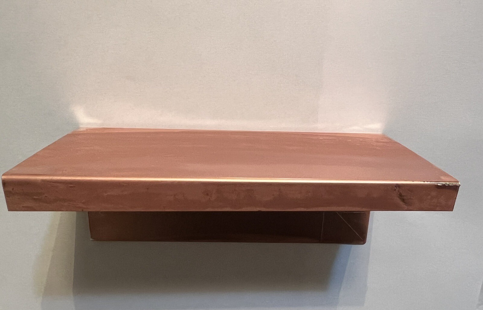 Modern / Rustic / Industrial Pure Copper Wall Mountable Decorative Shelf/Decor Modern / Rustic / Industrial Pure Copper Wall Mountable Decorative Shelf/Decor