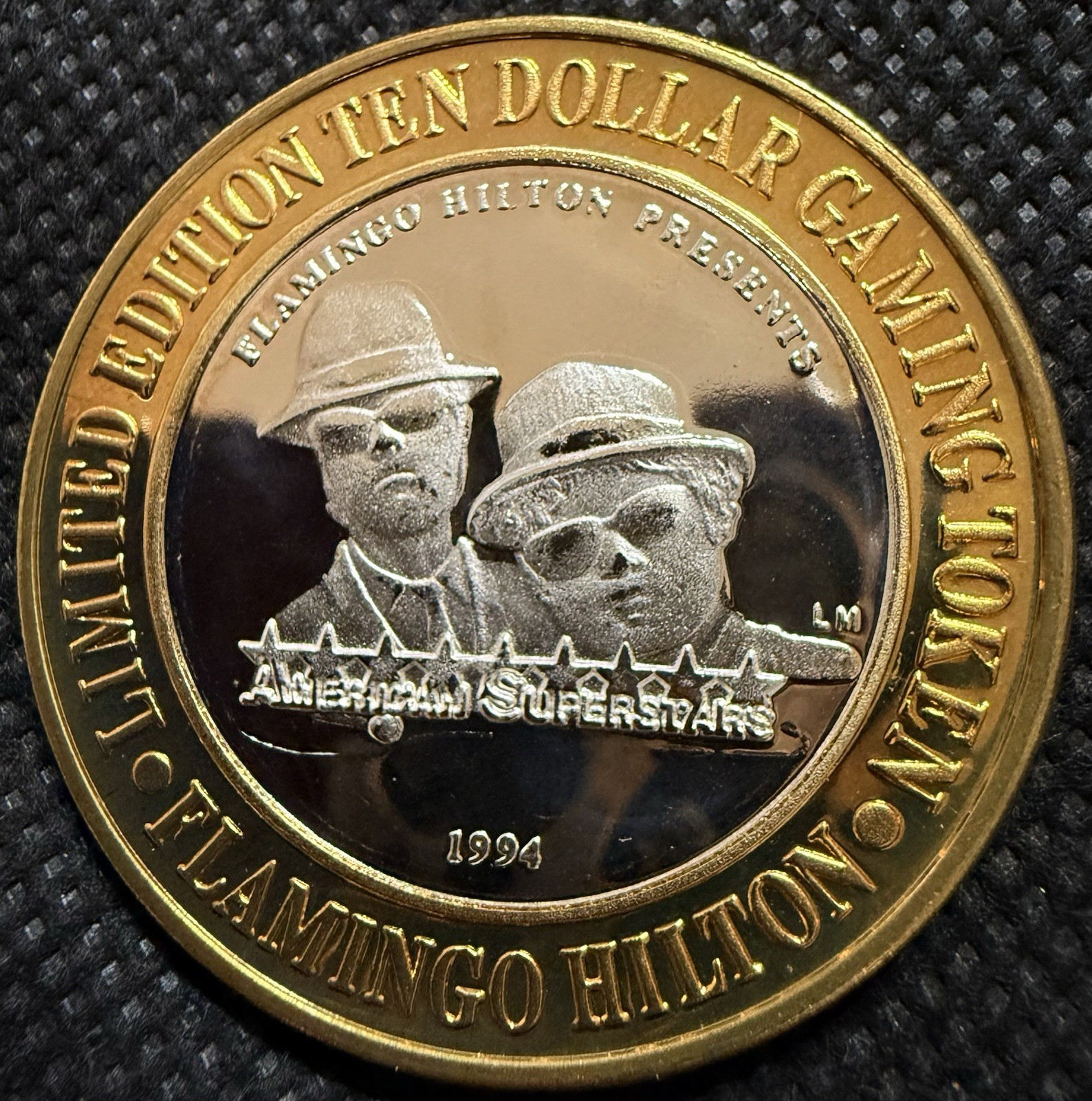 FLAMINGO HILTON HOTEL & CASINO RARE Limited Edition 999% .6 Oz Pure Silver Strke