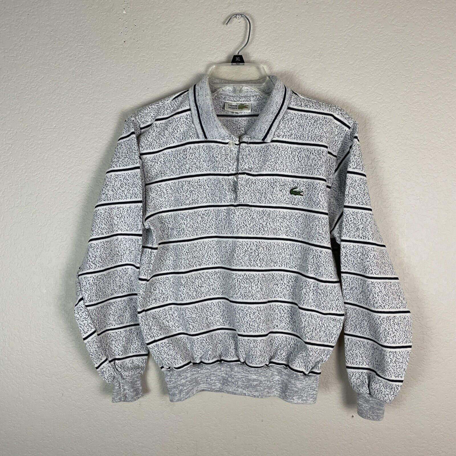 Chemise Lacoste Vintage Sweatshirt Size XL