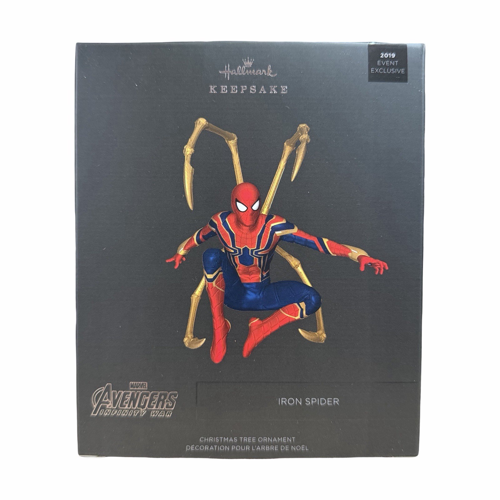 2019 Hallmark Pop Minded Marvel Iron Spider Ornament - Spider-Man - Exclusive