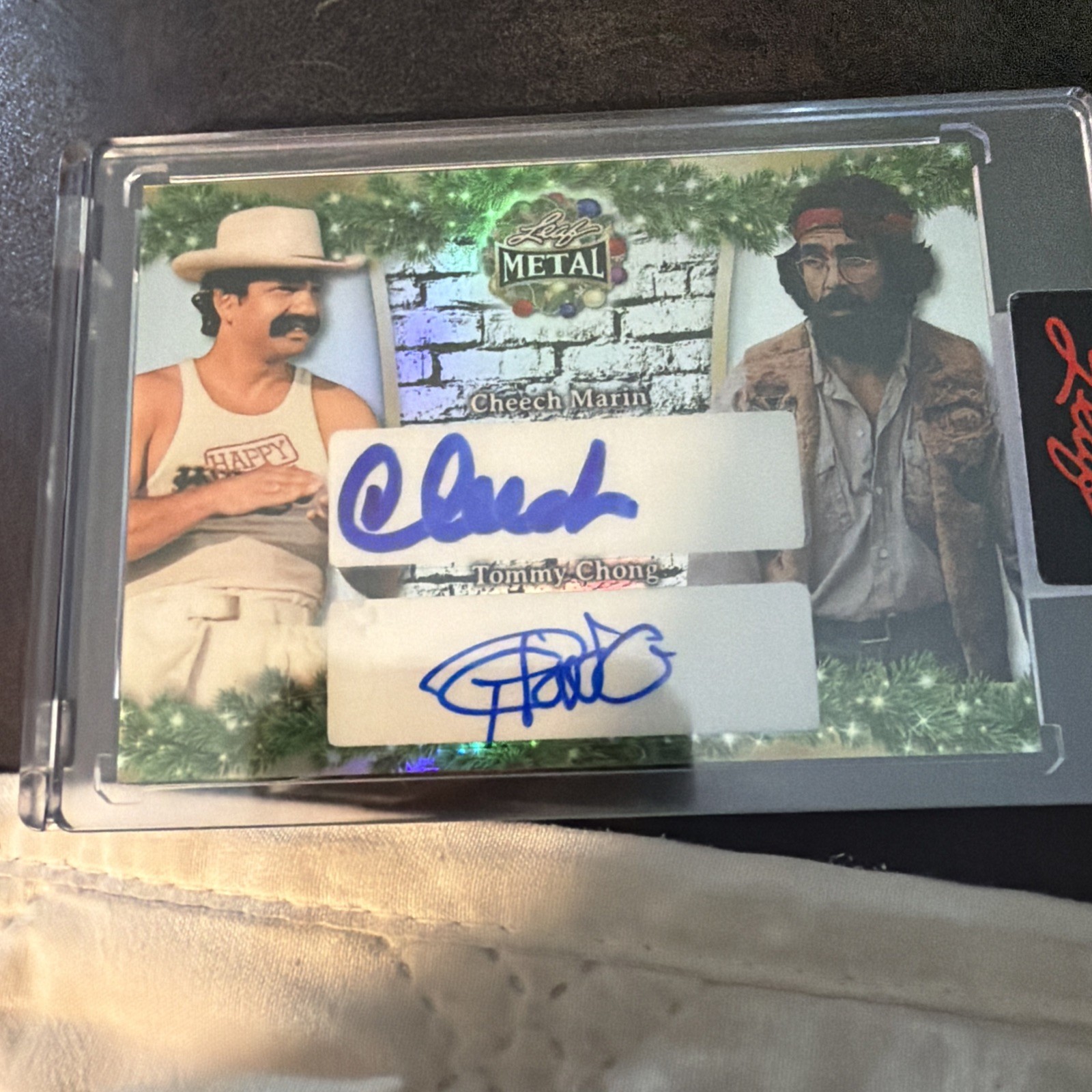 2026 Leaf Pop Century Cheech Marin/Tommy Chong Co-Stars Dual Autograph 2/5