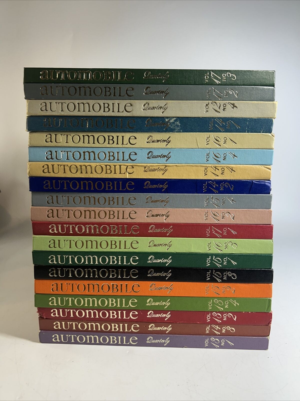 Automobile Quarterly Hardcover Books lot of 19, please read/see pics