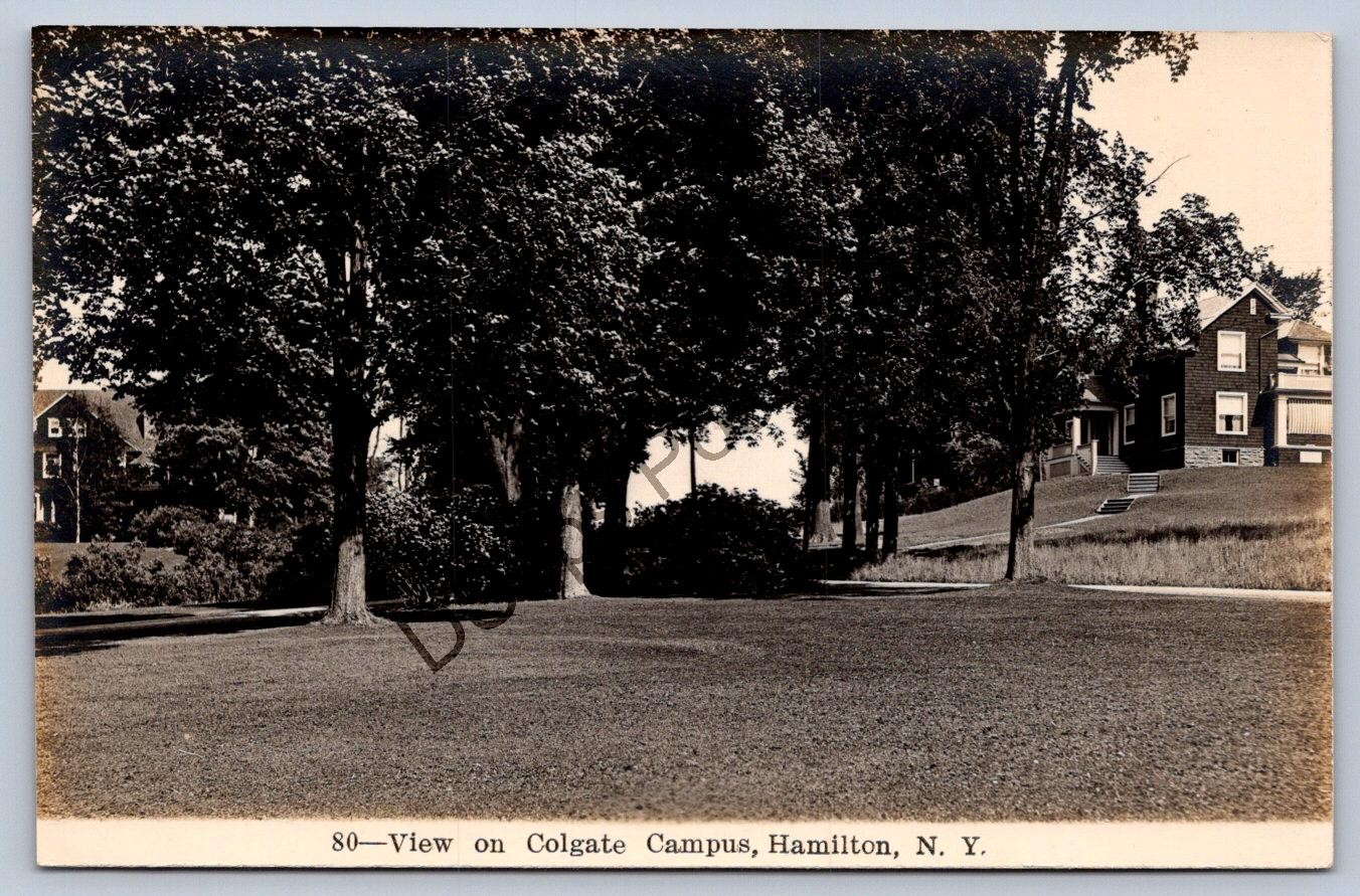 K61/ Hamilton New York RPPC Postcard c1920s Colgate University Campus 79