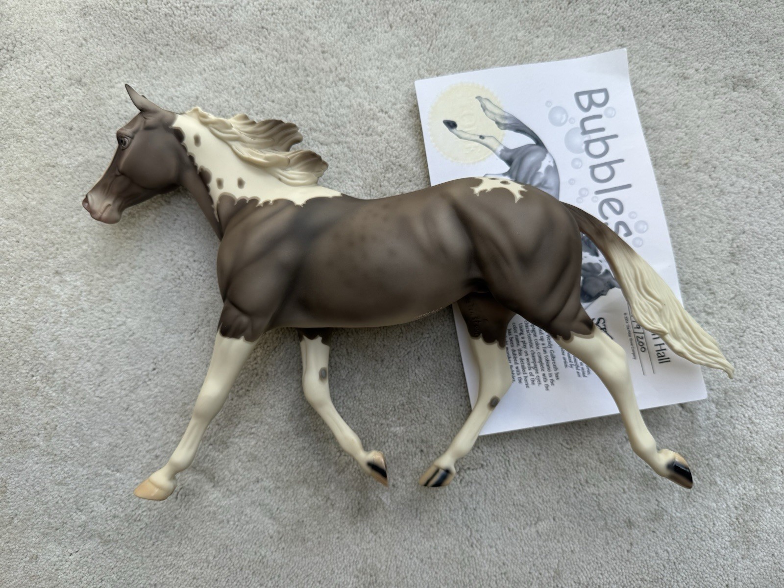 Rare Peter Stone Horse “Bubbles” Champagne Pinto Palouse Artisan Hall Galbreath Rare Peter Stone Horse “Bubbles” Champagne Pinto Palouse Artisan Hall Galbreath