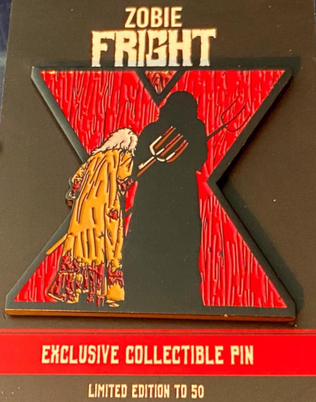 X Slasher Movie Variant Zobie Fright Artist Enamel Pin Exclusive #20/50 Horror