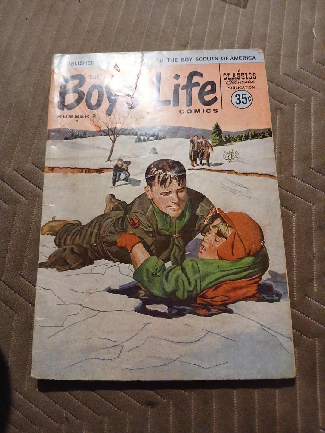 Vtg BOYS' LIFE COMICS #2, (THE BEST From) GILBERTSON PUB. Jan 1958 Silver Age 