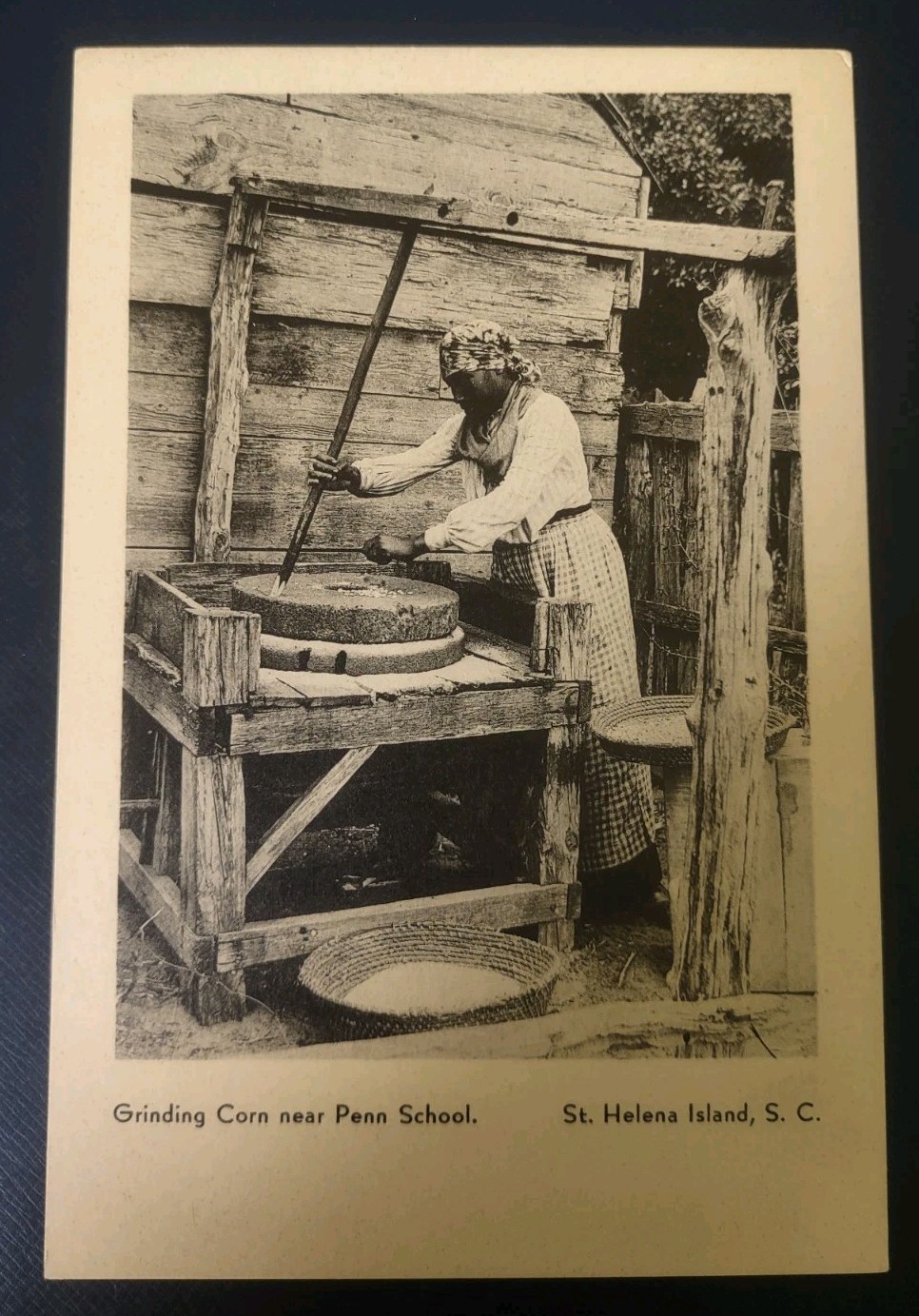 1920s Penn School St. Helena Island SC Photogravure Postcard African American 