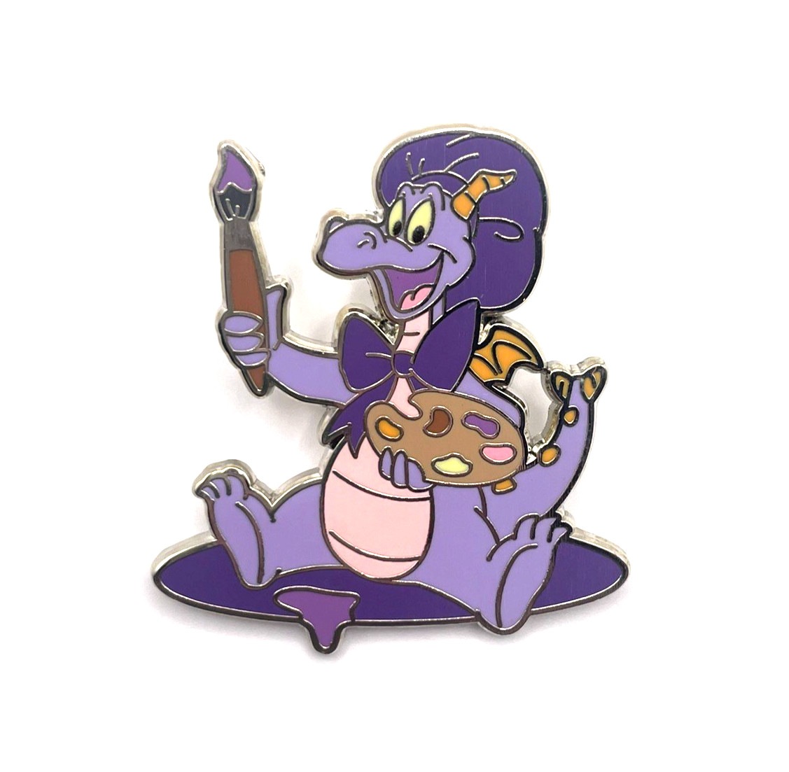 New WDW Disney Parks Epcot Artist Figment Paintbrush Palette Pin 2025