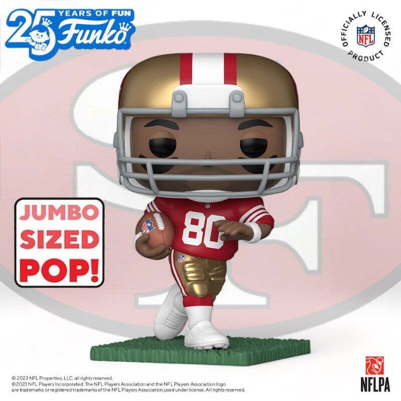 Funko Pop NFL 10” Jumbo Jerry Rice San Francisco 49ers Figure #243