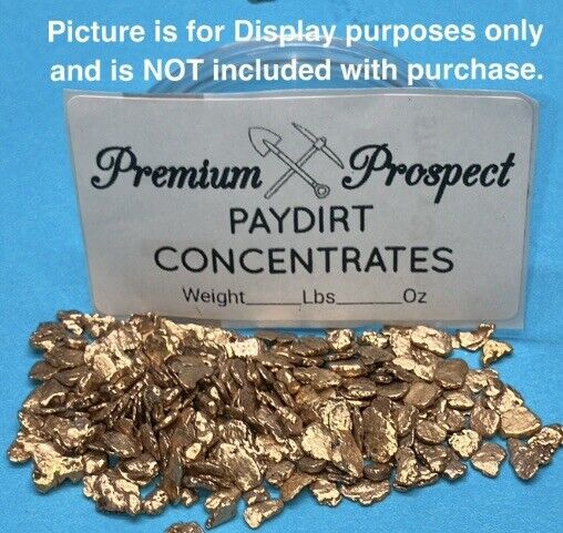 Premium Gold Nugget Paydirt  with 1 gram Gold Nuggets ALL Quality PICKERS .