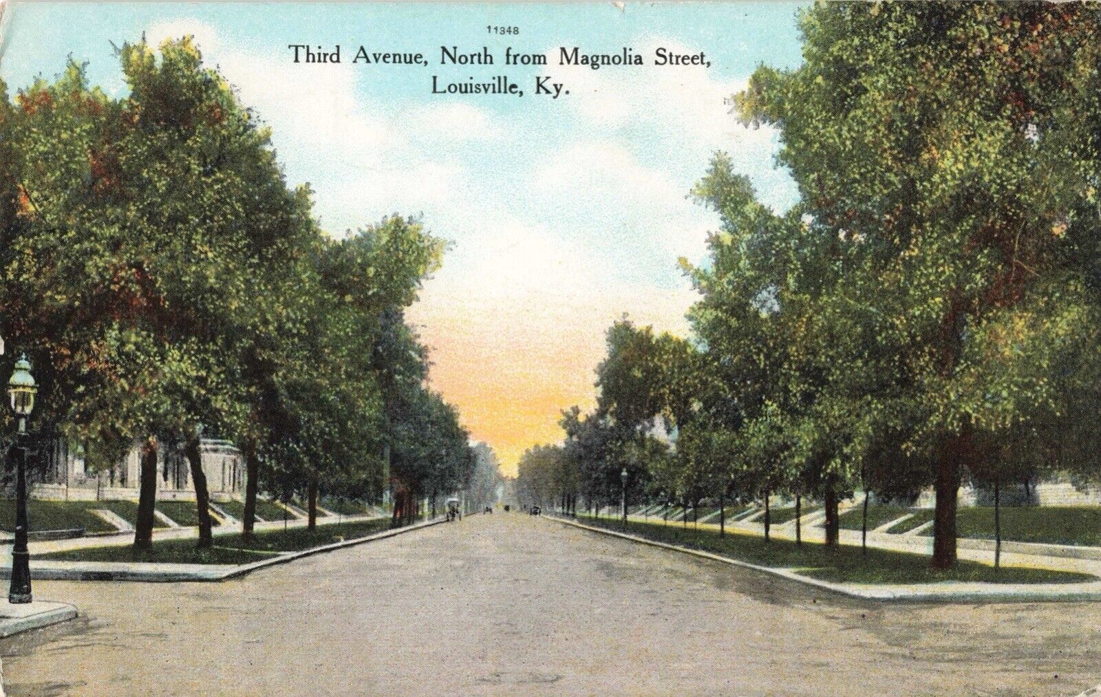 Third Avenue, Louisville, Kentucky KY - 1910 Vintage Postcard