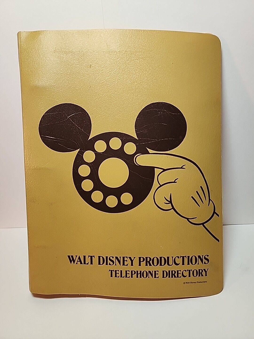 Rare 1982 Walt Disney Productions Executive Employee Telephone Directory JRR14
