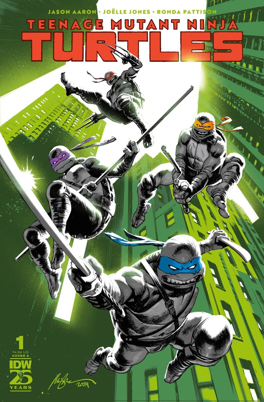 Teenage Mutant Ninja Turtles (2024) #1 IDW Cover A (Albuquerque) Presale 7/25