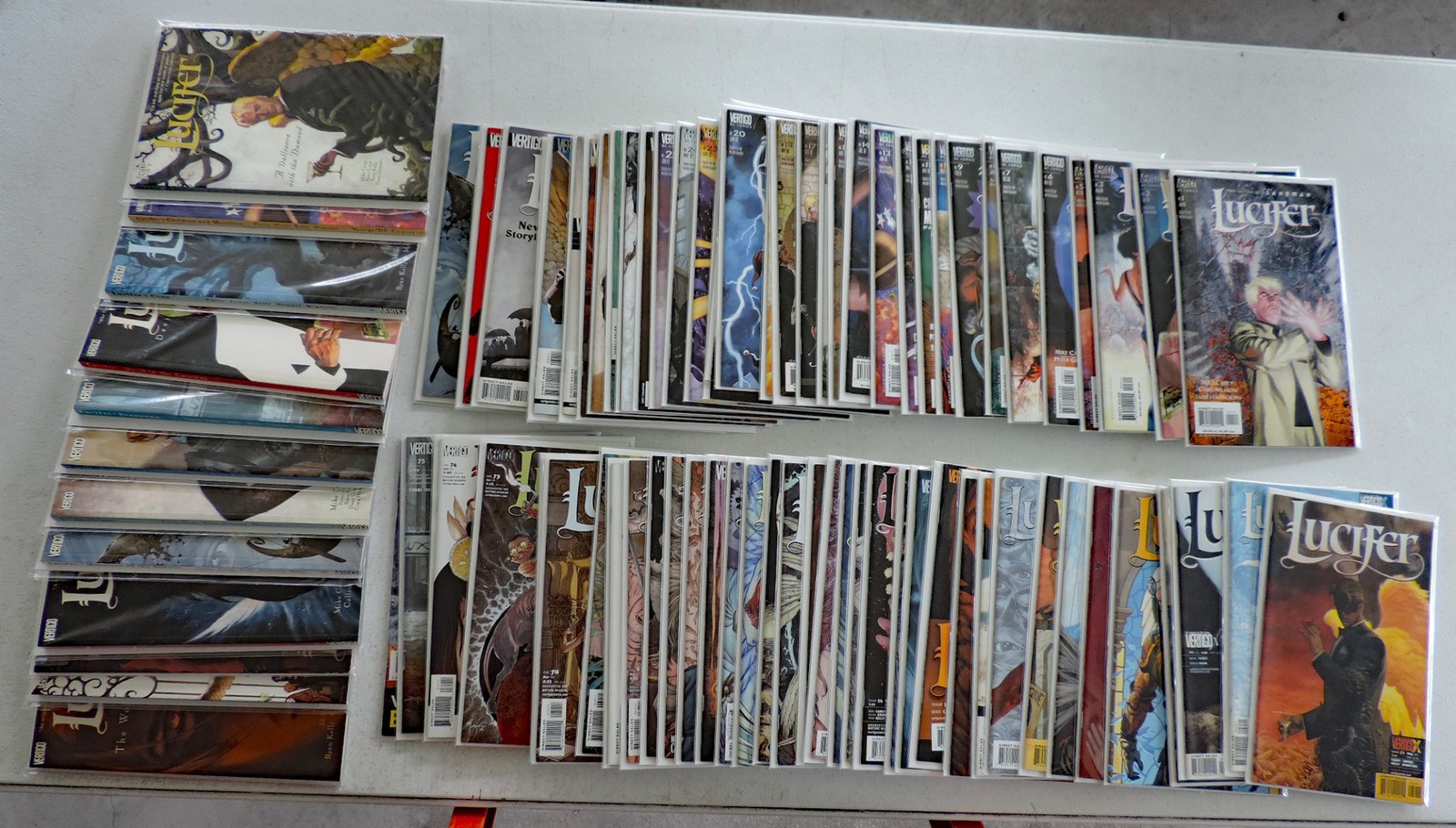 LUCIFER #1 - #75 COMPLETE + ESSENTIAL LUCIFER #1 + TPB #1-#12 COMPLETE