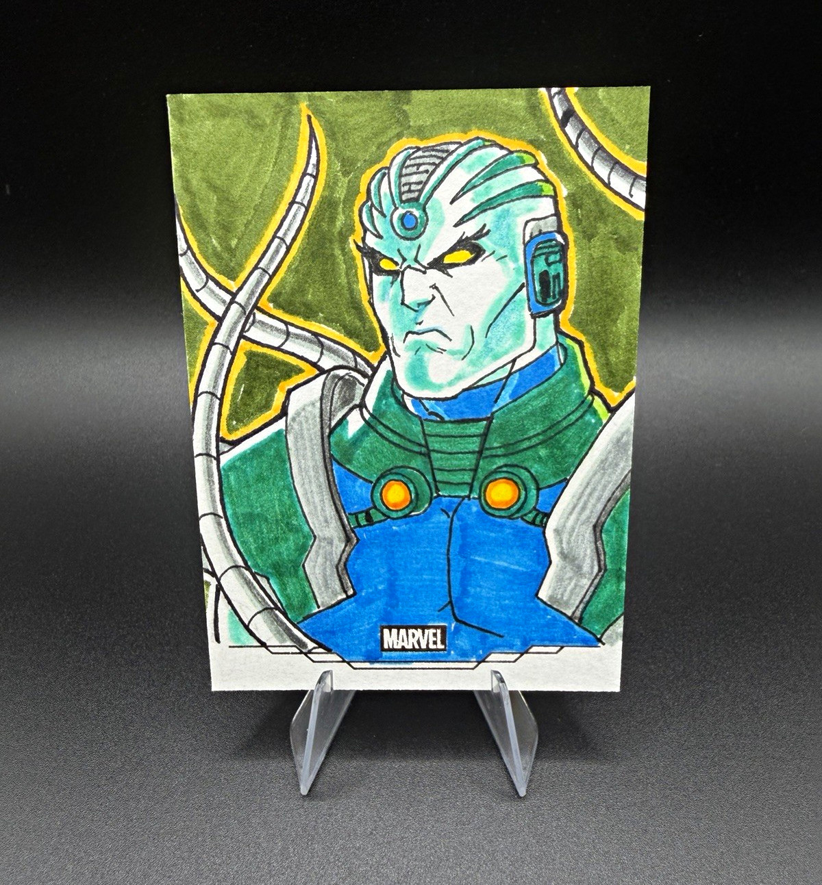 2026 Topps Chrome Marvel Apocalypse Omega Red -Sketch card -Artoflucas- 1/1