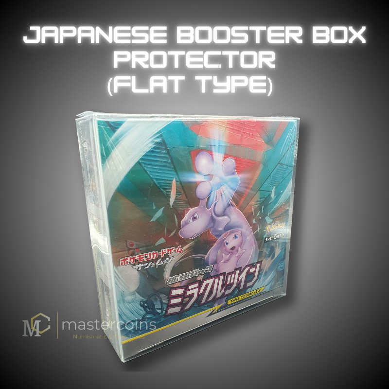 Pokemon Japanese Booster Box (Flat) Premium Clear Protector (Extra Thick)