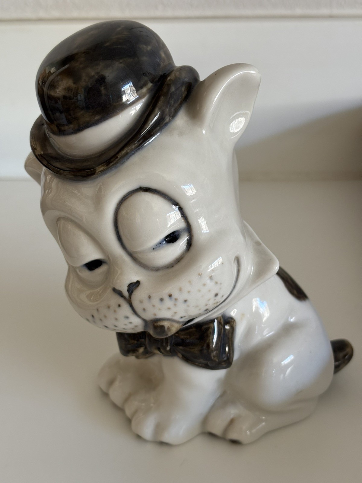 BONZO the dog ceramic VINTAGE 1930s CARNIVAL PRIZE 6” tall