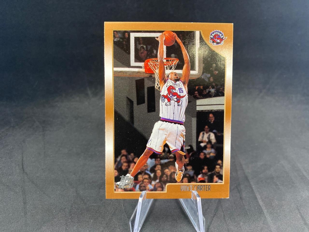 1998-99 TOPPS NBA BASKETBALL VINCE CARTER #199 ROOKIE TORONTO RAPTORS