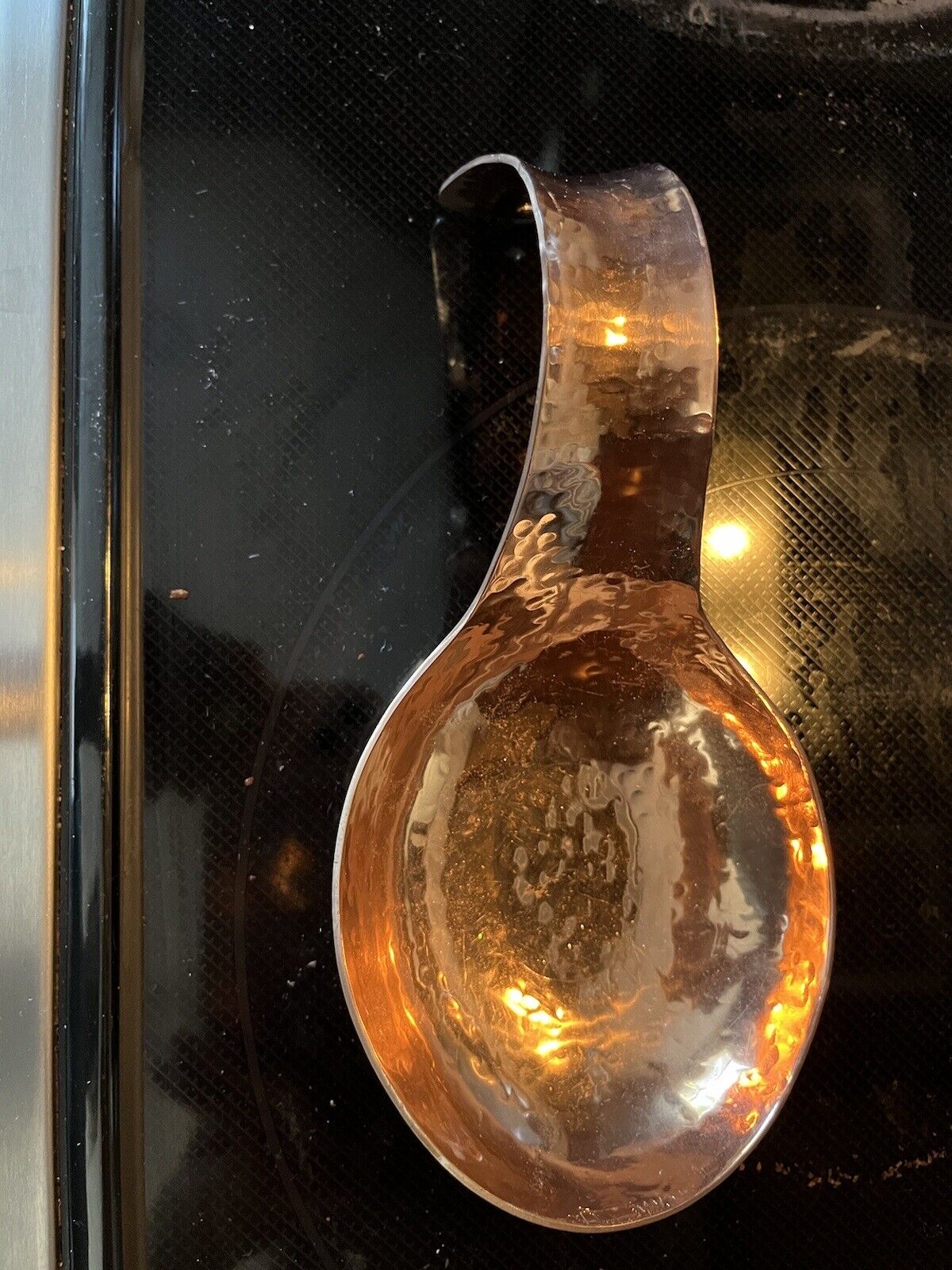 Pier One Copper Large Spoon Rest, Cooking Kitchenware Oven Designer Utensil