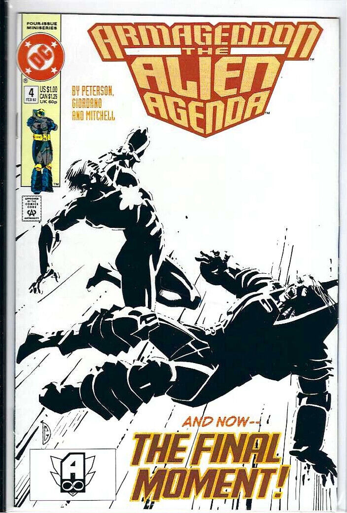 ARMAGEDDON: THE ALIEN AGENDA #4 (DC; 1992): Direct Edition VF/NM