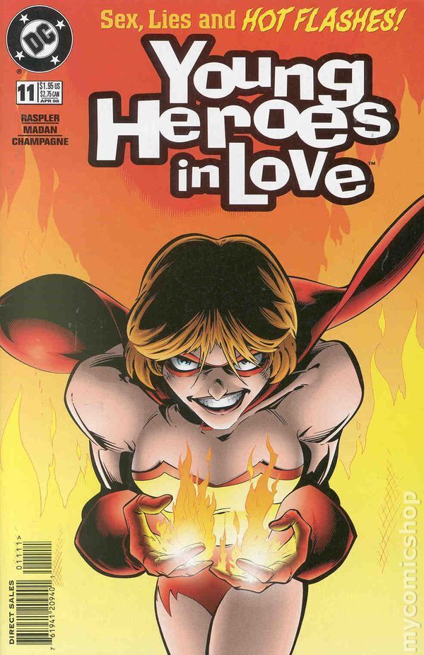 Young Heroes in Love #11 FN 1998 Stock Image