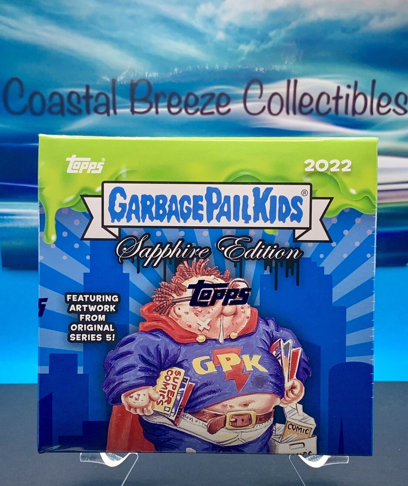 2022 Garbage Pail Kids Chrome Sapphire Edition Factory Sealed Hobby Box New