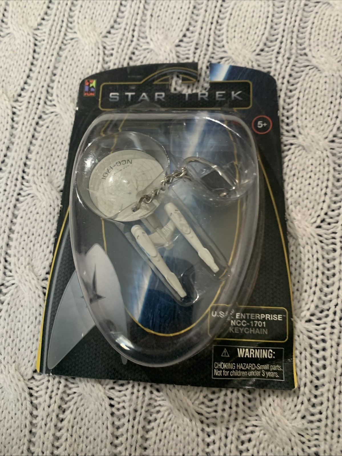 Star Trek ENTERPRISE NCC 1701 (2009) 3-D keychain brand new in packaging Star Trek ENTERPRISE NCC 1701 (2009) 3-D keychain brand new in packaging