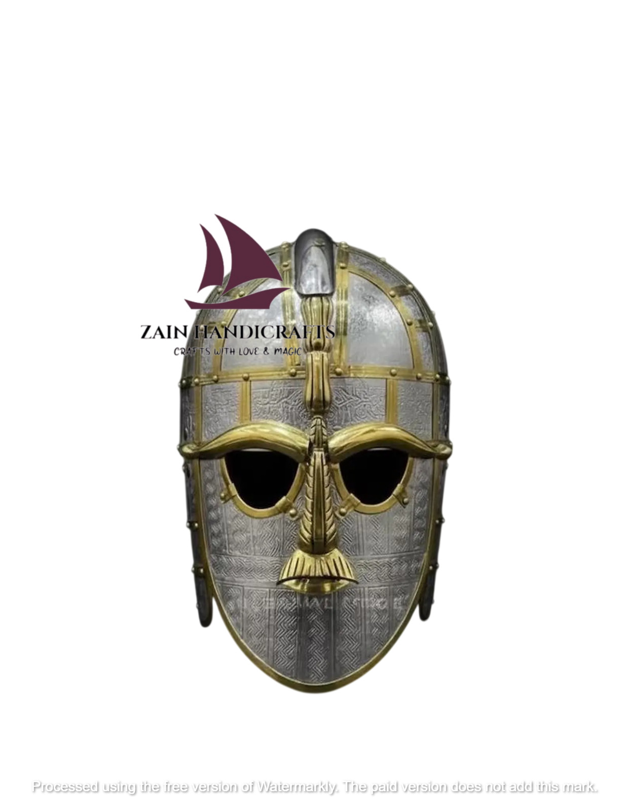 ZAIN Handmade Sutton Helmet Replica Museum Style Armor cosplay Halloween Gift