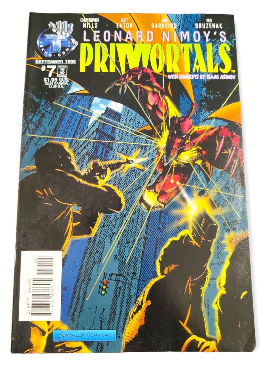 Leonard Nimoy\'s Primortals #7 Comic Book Tekno Comix September 1995 